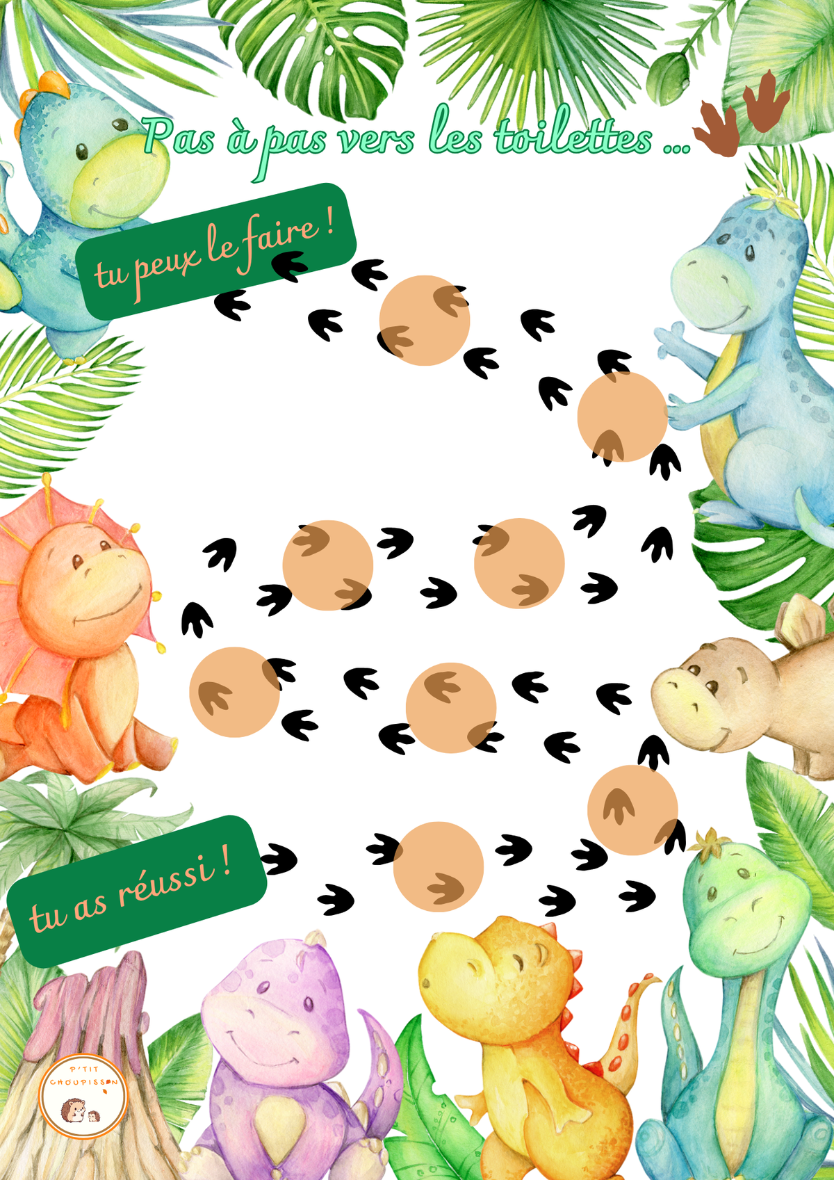 Tableau d'autonomie - Thème JUNGLE