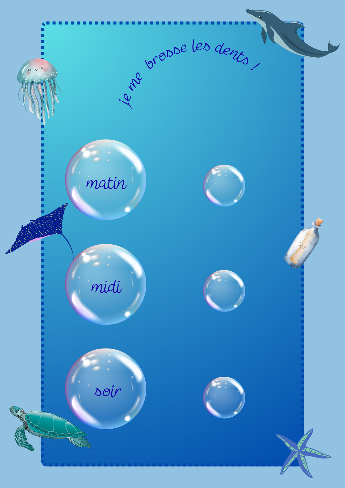 Tableau d'autonomie - Thème OCEAN